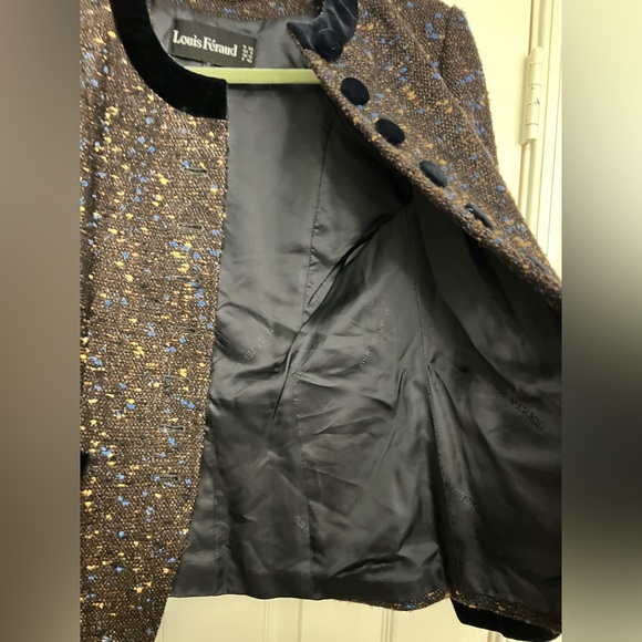 Vintage Louis Féraud wool blazer and skirt combo. - Picture 6 of 7